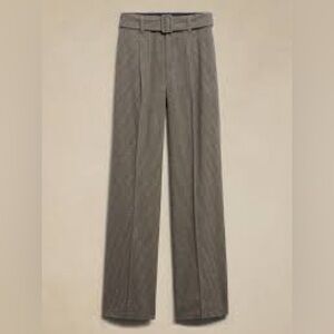 Banana Republic Petite Houndstooth Flannel Pants